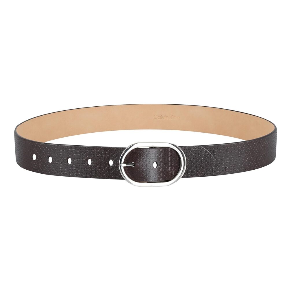 8954 Women's Ck Micro Emboss Casual Belt For Jeans, Trousers And Dresses - Picture 4 of 6